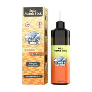 grape peach salty aurora stick disposable vape