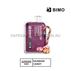 bimo crystal 12000 puffs rainbow candy